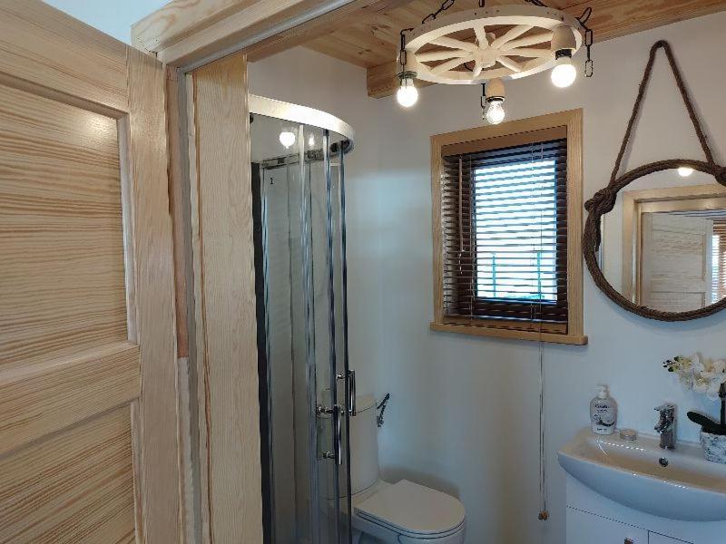 Kalinowy Sad Domki Z Jacuzzi I Sauna Mikołajki 외부 사진